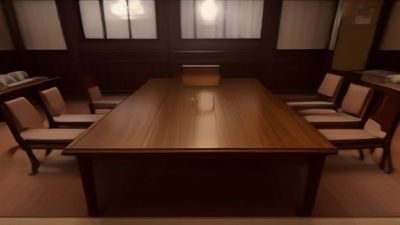 公关公司会议室内多人围坐讨论危机处理方案，白板上写满策略关键词，暗示有组织的黑料投放行动